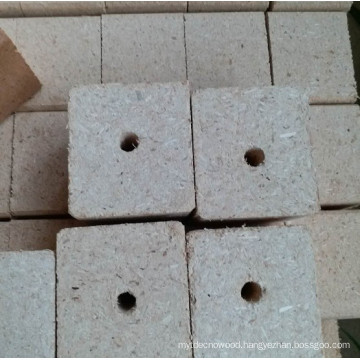 high quality light color chip block /pallet foot